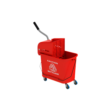 HOMCOM 20L Mop Bucket with Wringer & Wheels – Heavy-Duty Cleaning Solution